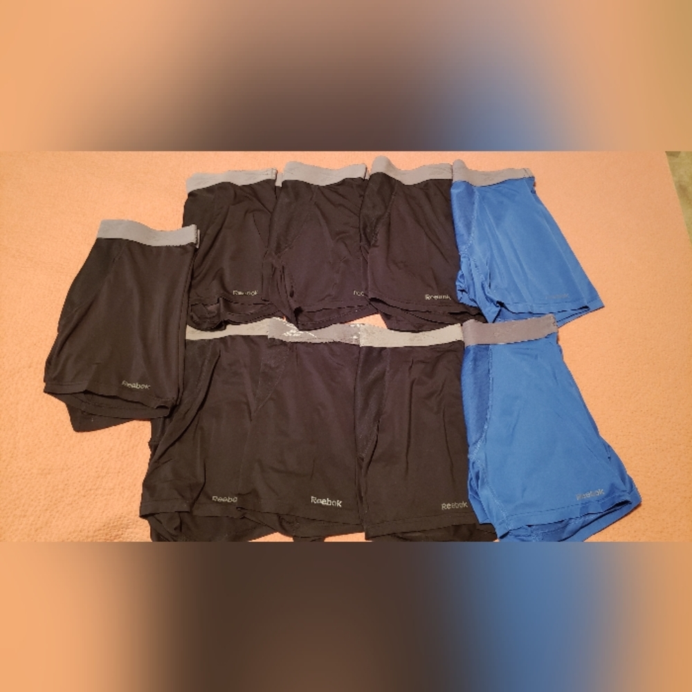 9 pairs Reebok Boxer Briefs